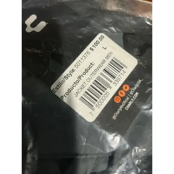 Queretaro FC Charly Outdoor Quarter-Zip Jacket - Black Mens Small - Picture 3 of 4